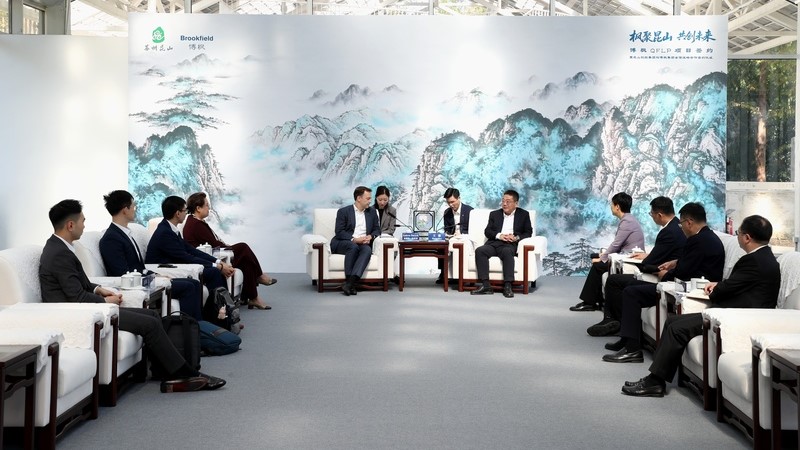 王维会见博枫客人